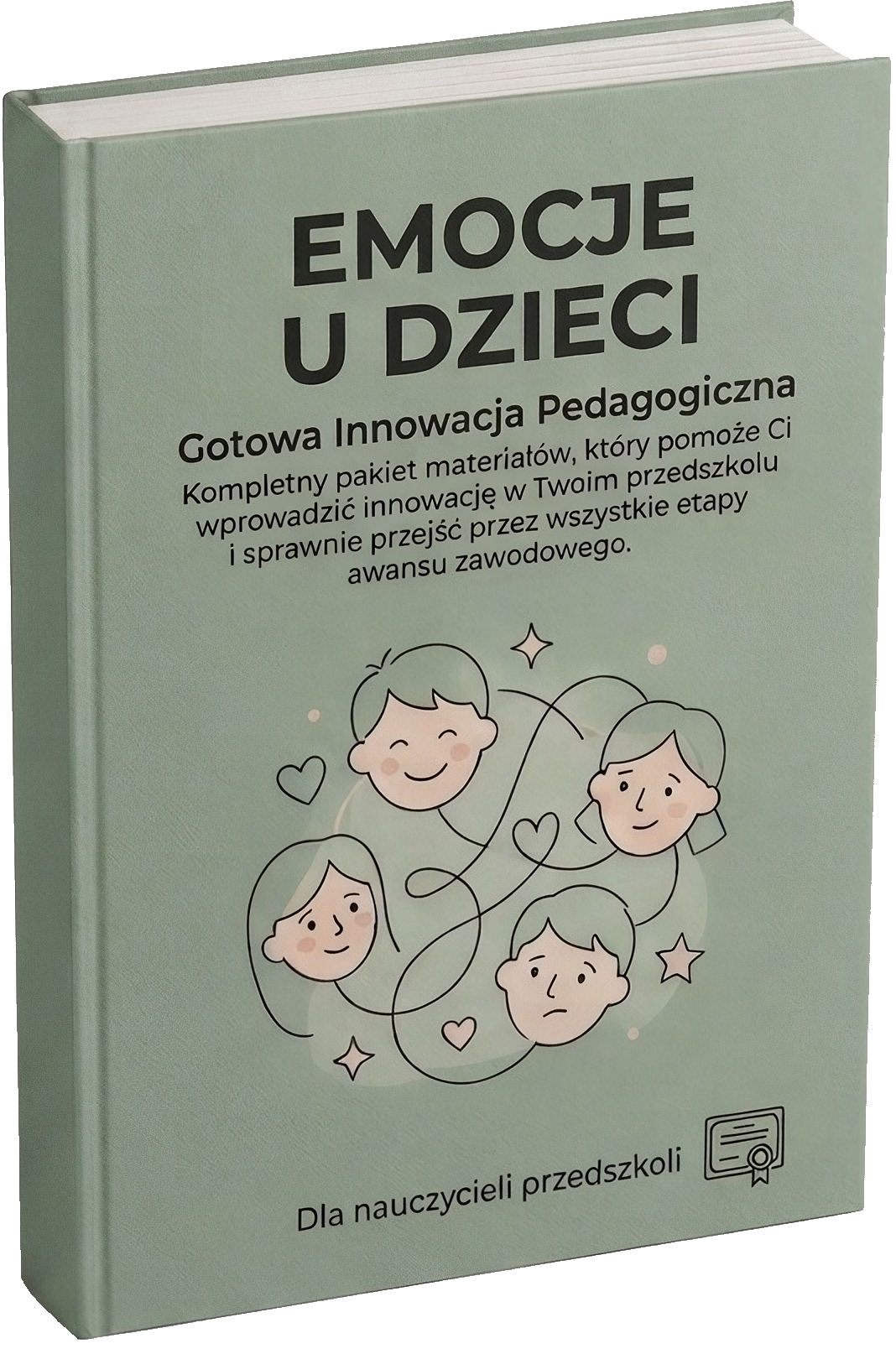 Okładka ebooka Emocje u Dzieci w 3D